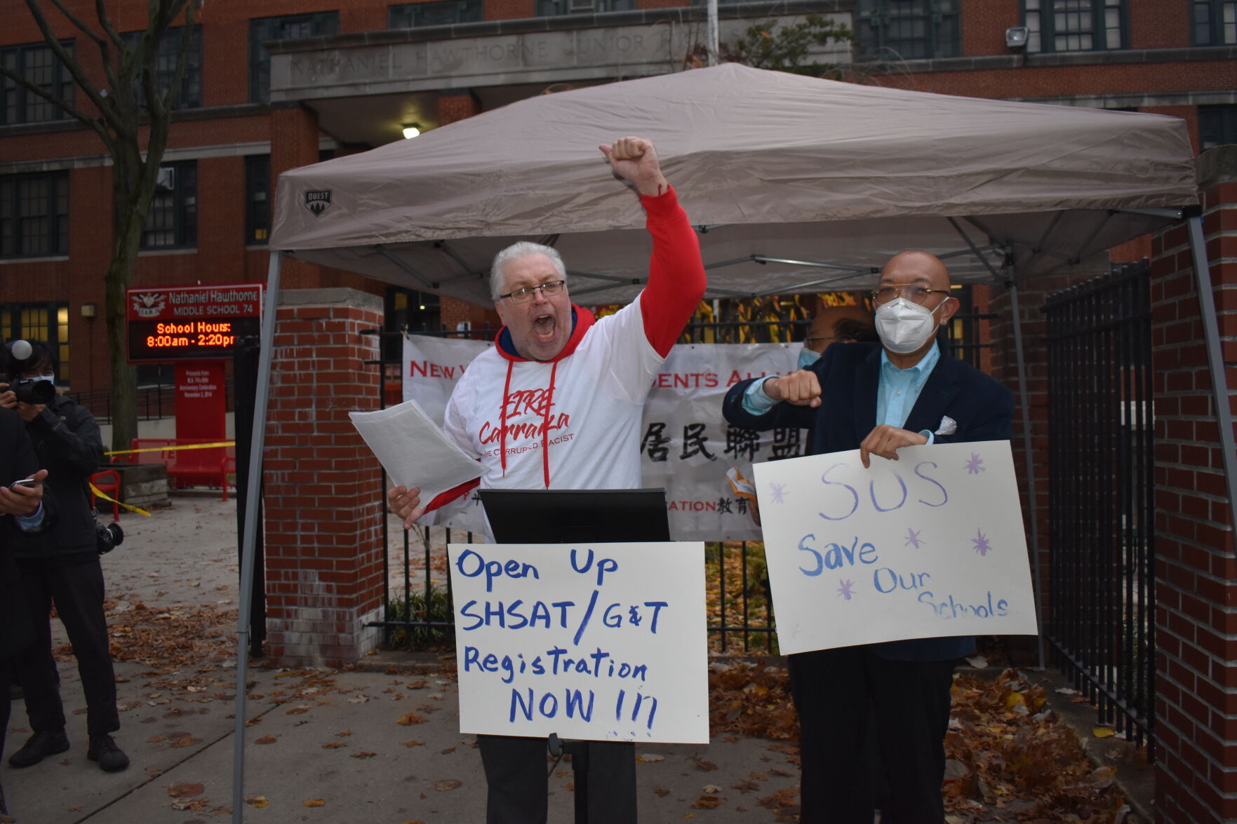 Parents protest delays on SHSAT, gifted and talented testing 1